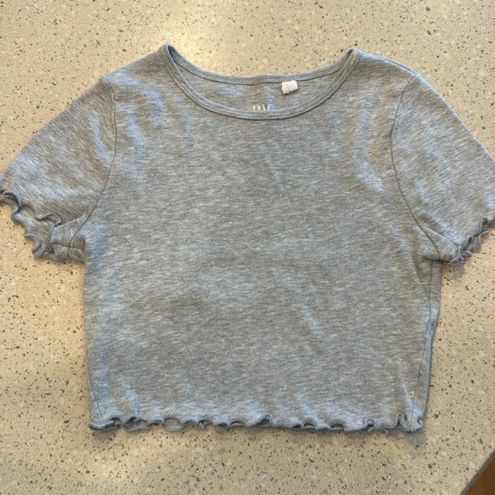 pacsun gray baby tee